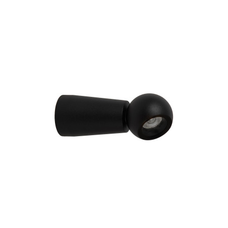 Lucide IPSOS - Applique murale Salle de bains - LED - 1x6W 2700K - IP54 - Noir
