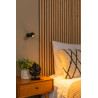 Lucide IPSOS - Applique murale Salle de bains - LED - 1x6W 2700K - IP54 - Noir