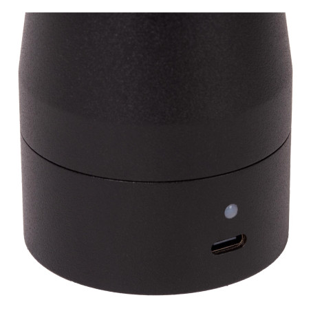 Lucide IPSOS - Lampe de table Rechargeable - Batterie/Piles - LED Dim. - 1x3W 2700K - Noir
