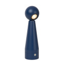Lucide IPSOS - Lampe de table Rechargeable - Batterie/Piles - LED Dim. - 1x3W 2700K - Bleu