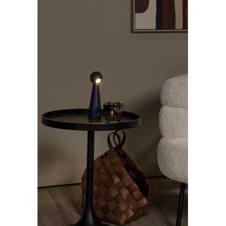 Lucide IPSOS - Lampe de table Rechargeable - Batterie/Piles - LED Dim. - 1x3W 2700K - Bleu