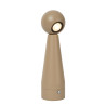 Lucide IPSOS - Lampe de table Rechargeable - Batterie/Piles - LED Dim. - 1x3W 2700K - Taupe