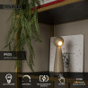 Lucide IPSOS - Lampe de table Rechargeable - Batterie/Piles - LED Dim. - 1x3W 2700K - Taupe