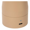 Lucide IPSOS - Lampe de table Rechargeable - Batterie/Piles - LED Dim. - 1x3W 2700K - Taupe