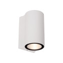 Lucide AKRA - Applique murale Intérieur/Extérieur - LED - 1x6W 2700K - IP54 - Blanc