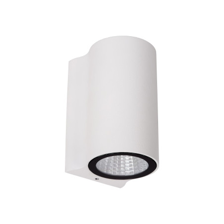 Lucide AKRA - Applique murale Intérieur/Extérieur - LED - 1x6W 2700K - IP54 - Blanc