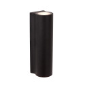 Lucide AKRA - Applique murale Intérieur/Extérieur - LED - 2x6,5W 2700K - IP54 - Noir