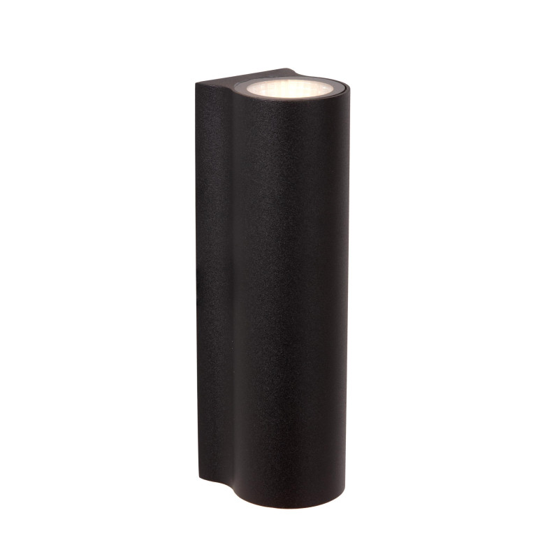 Lucide AKRA - Applique murale Intérieur/Extérieur - LED - 2x6,5W 2700K - IP54 - Noir
