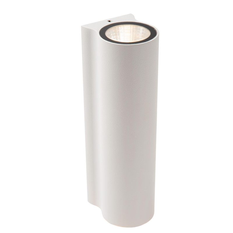 Lucide AKRA - Applique murale Intérieur/Extérieur - LED - 2x6,5W 2700K - IP54 - Blanc
