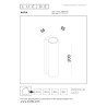 Lucide AKRA - Applique murale Intérieur/Extérieur - LED - 2x6,5W 2700K - IP54 - Blanc