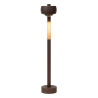 Lucide ESTAL - Borne extérieur - LED - 1x9W 2700K - IP54 - Rouille