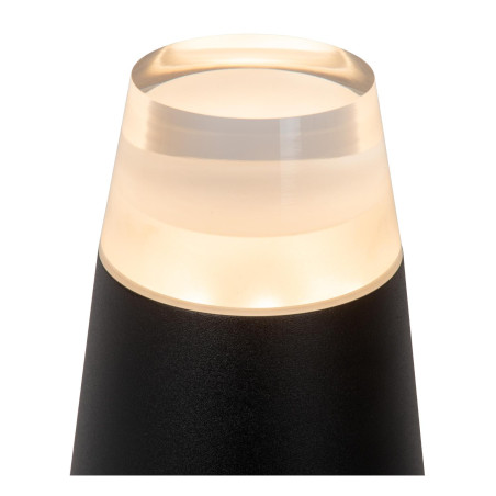Lucide OPUS - Borne extérieur - LED - 1x9W 2700K - IP54 - Noir