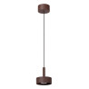 Lucide LENZ - Suspension Intérieur/Extérieur - Ø 11 cm - LED - 1x8W 2700K - IP54 - Rouille - Essential