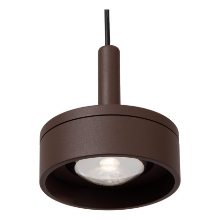 Lucide LENZ - Suspension Intérieur/Extérieur - Ø 11 cm - LED - 1x8W 2700K - IP54 - Rouille - Essential