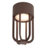 Lucide WELLS - Plafonnier Intérieur/Extérieur - Ø 10 cm - LED - 1x8W 2700K - IP54 - Rouille - Essential