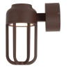 Lucide WELLS - Applique murale Intérieur/Extérieur - Ø 10 cm - LED - 1x8W 2700K - IP54 - Rouille - Essential