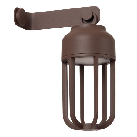 Lucide WELLS - Applique murale Rechargeable Intérieur/Extérieur - Batterie/Piles - Ø 10 cm - LED Dim. - CCT - 1x5W 2700K/4000K
