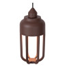 Lucide WELLS - Suspension Intérieur/Extérieur - Ø 10 cm - LED - 1x8W 2700K - IP54 - Rouille - Essential