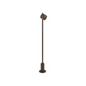 Lucide CAPRI - Lampadaire Intérieur/Extérieur - LED - 1x8W 2700K - IP54 - Café - Essential