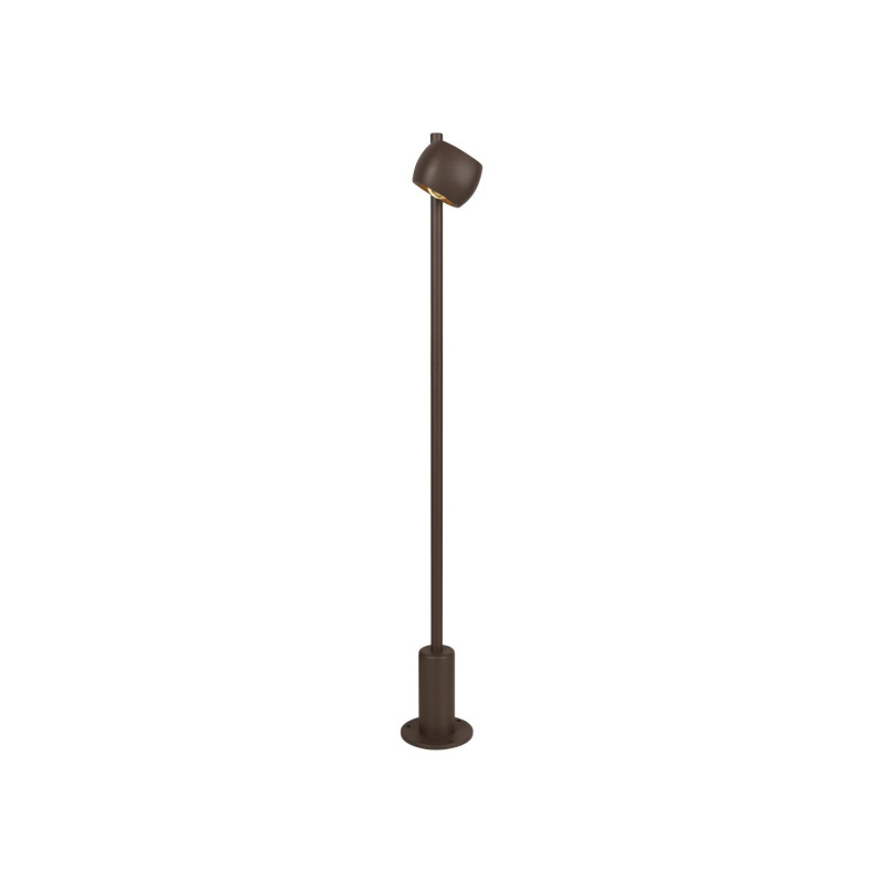 Lucide CAPRI - Lampadaire Intérieur/Extérieur - LED - 1x8W 2700K - IP54 - Café - Essential