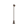 Lucide CAPRI - Lampadaire Intérieur/Extérieur - LED - 1x8W 2700K - IP54 - Café - Essential