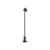 Lucide CAPRI - Lampadaire Intérieur/Extérieur - LED - 1x8W 2700K - IP54 - Café - Essential