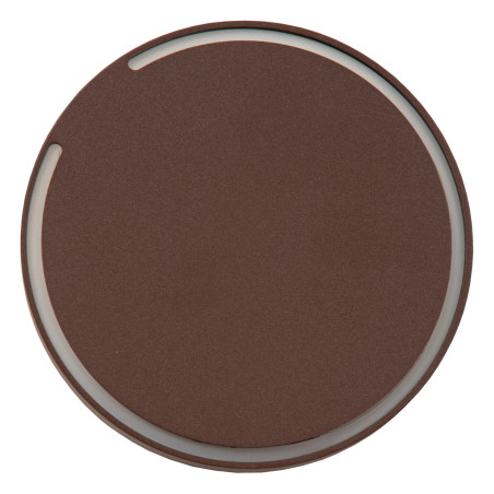 Lucide FINISTER - Applique murale Intérieur/Extérieur - Ø 13 cm - LED - 1x6W 2700K - IP54 - Rouille - Essential