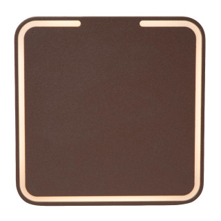 Lucide FINISTER - Applique murale Intérieur/Extérieur - LED - 1x7W 2700K - IP54 - Rouille - Essential