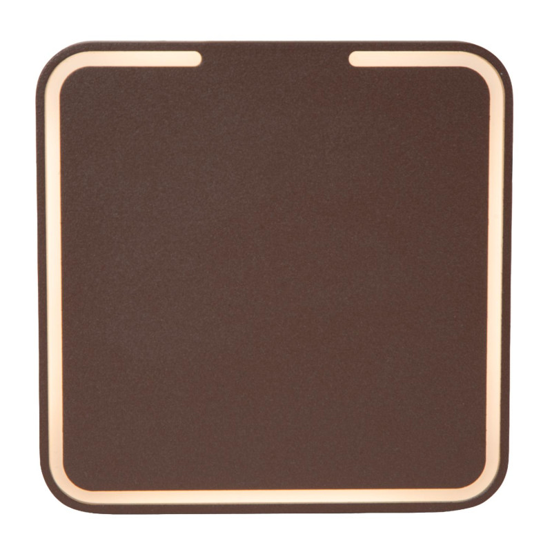 Lucide FINISTER - Applique murale Intérieur/Extérieur - LED - 1x7W 2700K - IP54 - Rouille - Essential