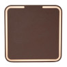 Lucide FINISTER - Applique murale Intérieur/Extérieur - LED - 1x7W 2700K - IP54 - Rouille - Essential