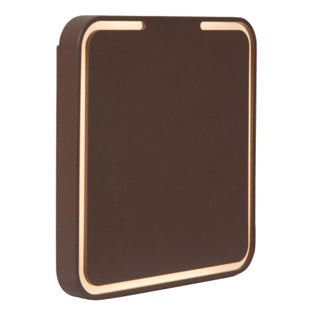 Lucide FINISTER - Applique murale Intérieur/Extérieur - LED - 1x7W 2700K - IP54 - Rouille - Essential