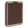 Lucide FINISTER - Applique murale Intérieur/Extérieur - LED - 1x7W 2700K - IP54 - Rouille - Essential
