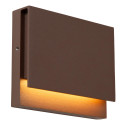Lucide LOMAR - Applique murale Intérieur/Extérieur - LED - 1x6W 2700K - IP54 - Rouille - Essential