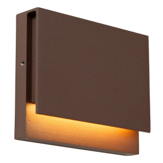 Lucide LOMAR - Applique murale Intérieur/Extérieur - LED - 1x6W 2700K - IP54 - Rouille - Essential