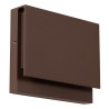Lucide LOMAR - Applique murale Intérieur/Extérieur - LED - 1x6W 2700K - IP54 - Rouille - Essential