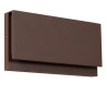 Lucide LOMAR - Applique murale Intérieur/Extérieur - LED - 1x10W 2700K - IP54 - Rouille - Essential