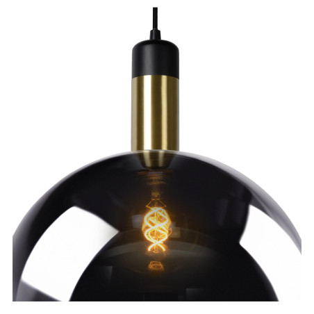 Lucide JULIUS - Suspension - Ø 20 cm - 1xE27 - Fumé