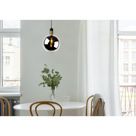 Lucide JULIUS - Suspension - Ø 28 cm - 1xE27 - Fumé