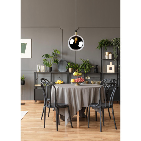 Lucide JULIUS - Suspension - Ø 40 cm - 1xE27 - Fumé