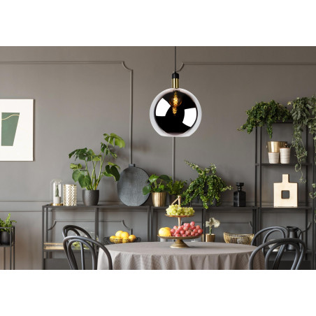 Lucide JULIUS - Suspension - Ø 40 cm - 1xE27 - Fumé
