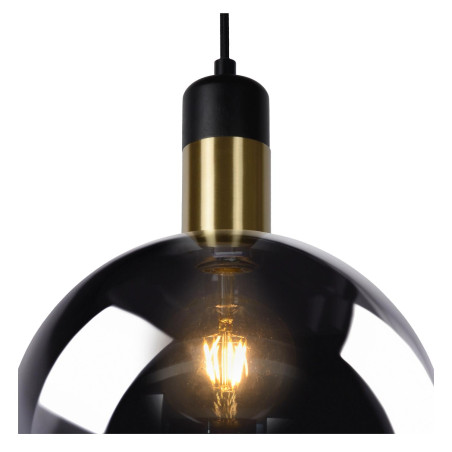 Lucide JULIUS - Suspension - Ø 40 cm - 1xE27 - Fumé
