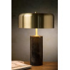 Lucide MIRASOL - Lampe de table - Ø 25 cm - 3xG9 - Noir