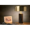 Lucide MIRASOL - Lampe de table - Ø 25 cm - 3xG9 - Noir