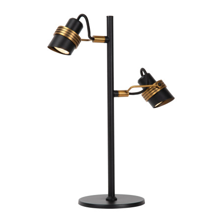 Lucide TUNDRAN - Lampe de table - 2xGU10 (MR16) - Noir