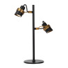 Lucide TUNDRAN - Lampe de table - 2xGU10 (MR16) - Noir