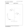 Lucide TUNDRAN - Lampe de table - 2xGU10 (MR16) - Noir