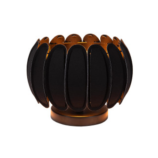 Lucide SPENCER - Lampe de table - Ø 30 cm - 1xE27 - Noir