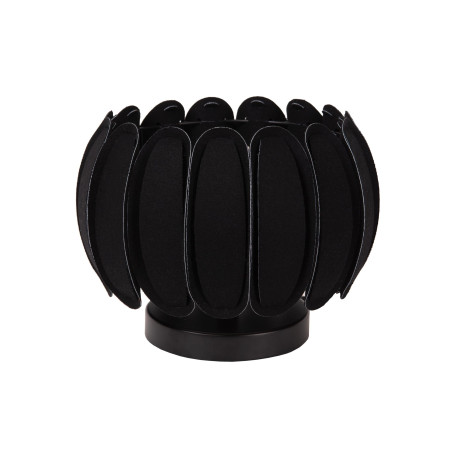 Lucide SPENCER - Lampe de table - Ø 30 cm - 1xE27 - Noir