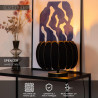 Lucide SPENCER - Lampe de table - Ø 30 cm - 1xE27 - Noir