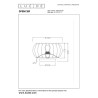 Lucide SPENCER - Lampe de table - Ø 30 cm - 1xE27 - Noir
